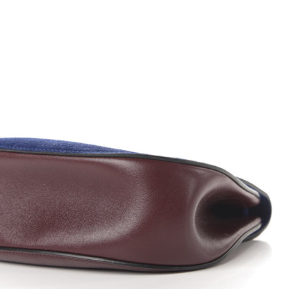 Chloe Suede Smooth Calfskin Drew Shoulder Bag Dark Velvet 9 of 10