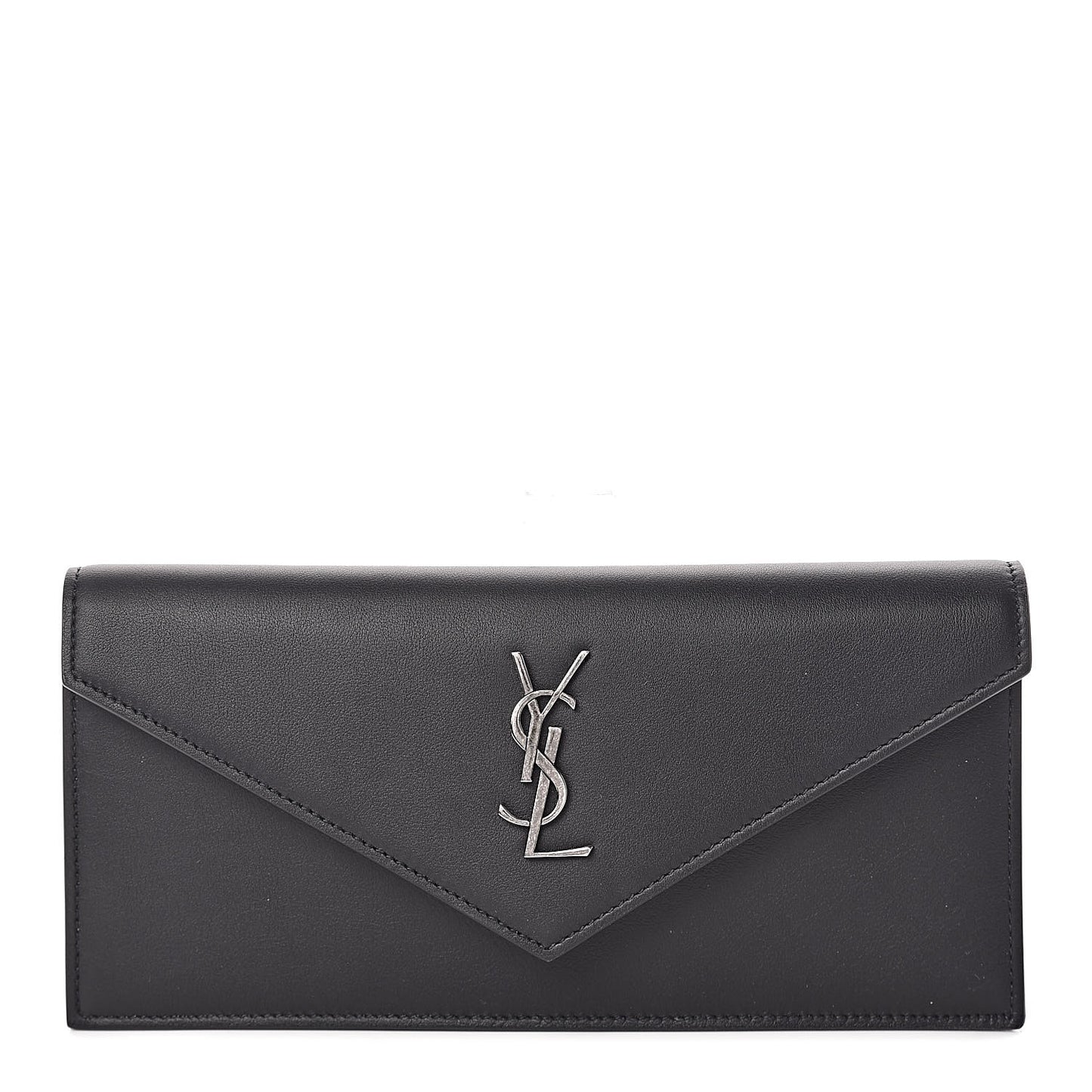 Calfskin Monogram Clutch Black
