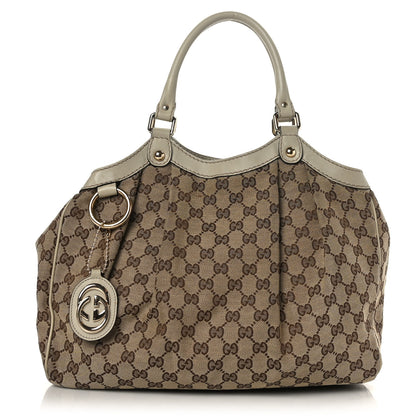 Gucci Monogram Medium Sukey Tote Off White 1 of 9