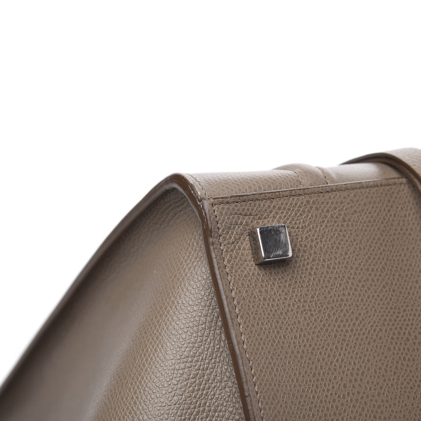 Baby Grained Calfskin Medium Phantom Luggage Taupe