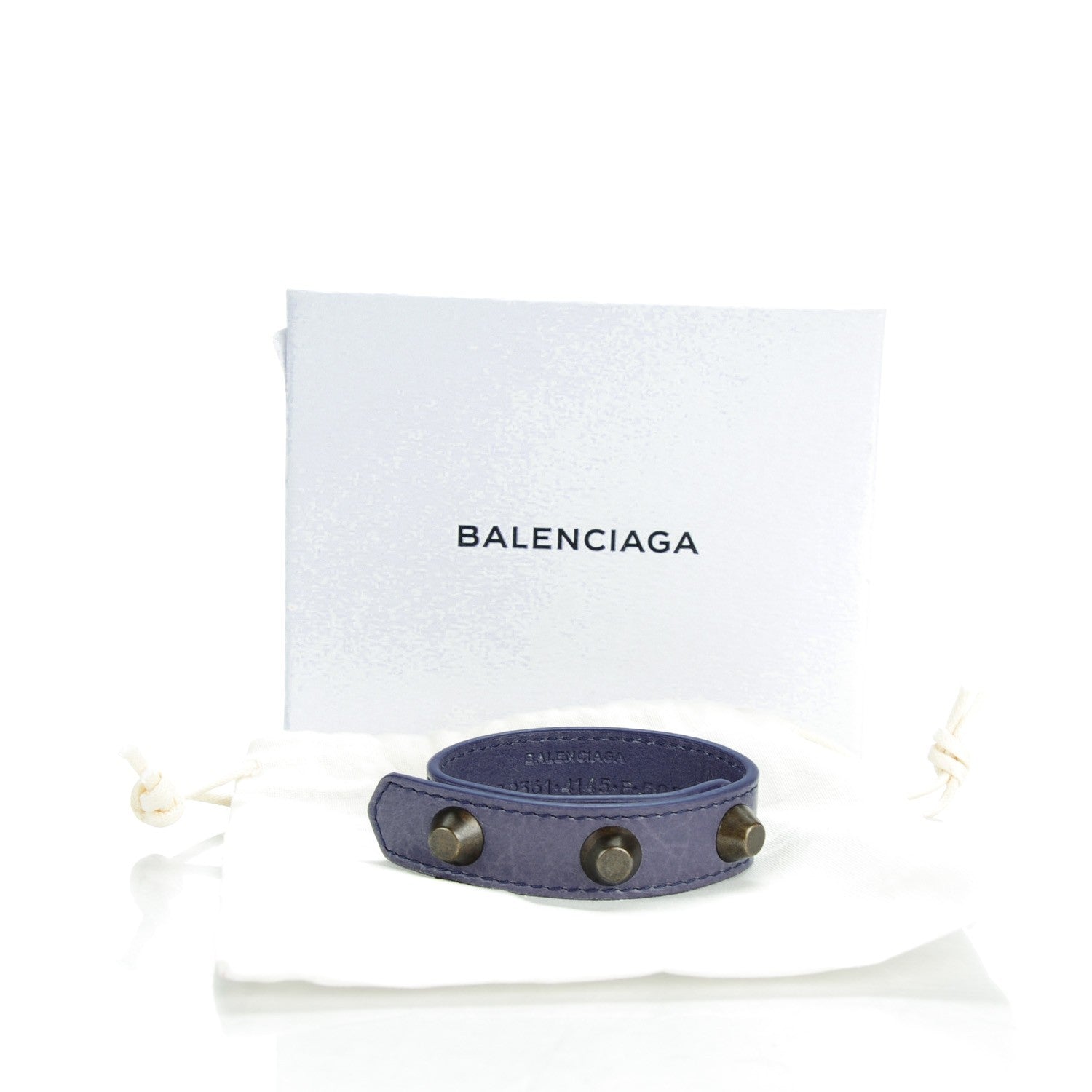 Balenciaga Agneau Classic Hardware Stud Bracelet S Jacynthe 7 of 7