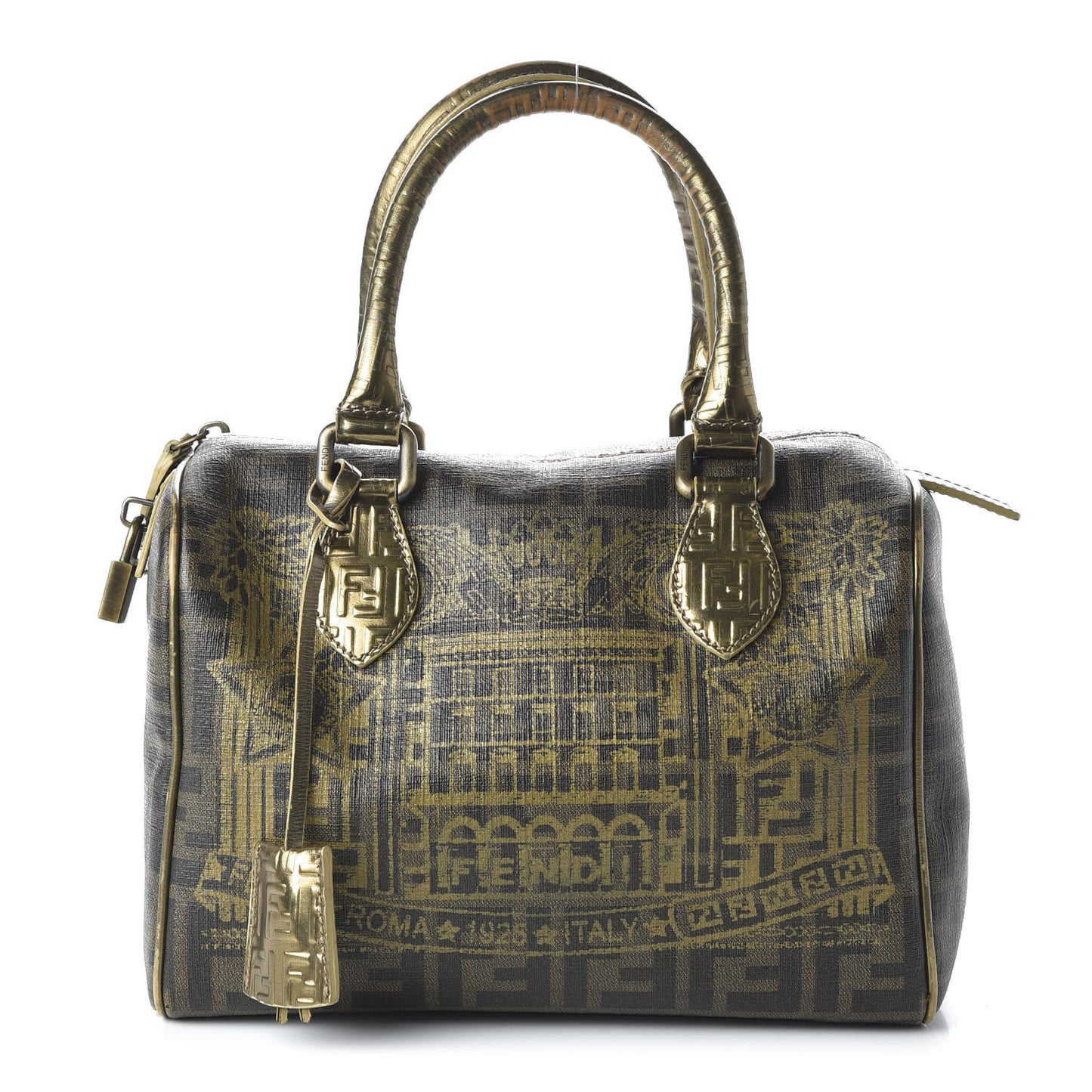 Zucca Spalmati Palazzo Print Forever Boston Tabacco