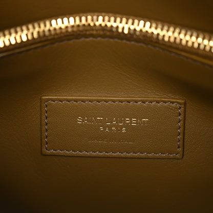 Saint Laurent Suede Lizard Embossed Small Le 5 A 7 Soft Hobo Dark Pistachio 6 of 10