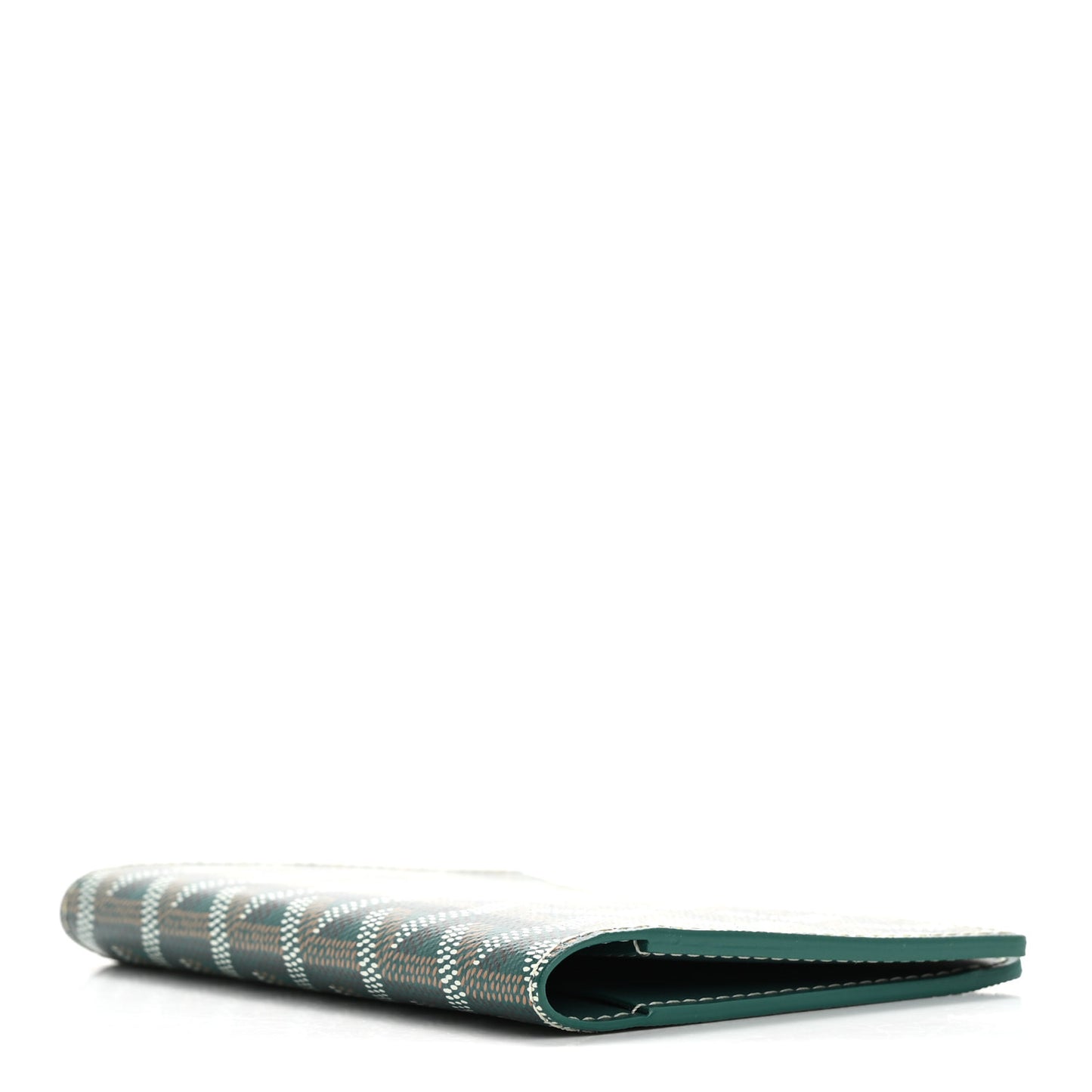 Goyardine Passport Wallet Green