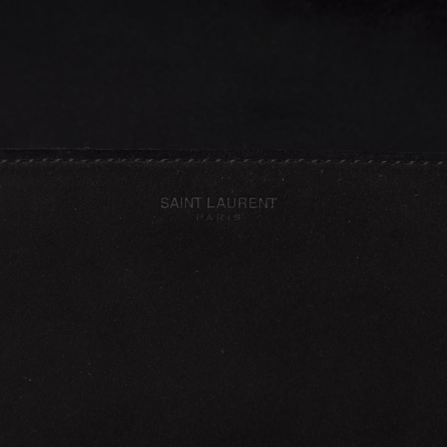 Saint Laurent Suede Y Studs Crossbody Bag Black 8 of 13