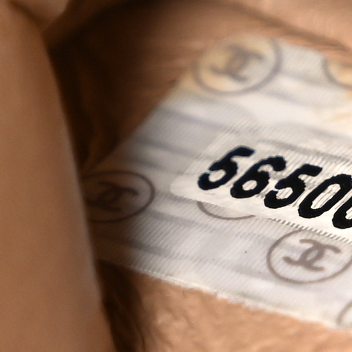 Lambskin Quilted Small Double Flap Beige