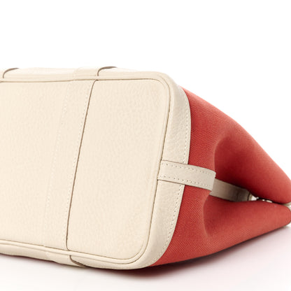 Hermes Grand Chevron Weave Negonda Garden Party 30 TPM Rouge Craie 9 of 9