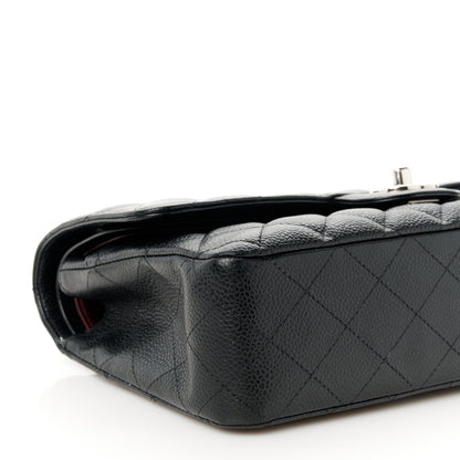 Chanel Caviar Quilted Medium Double Flap Black 10 of 11