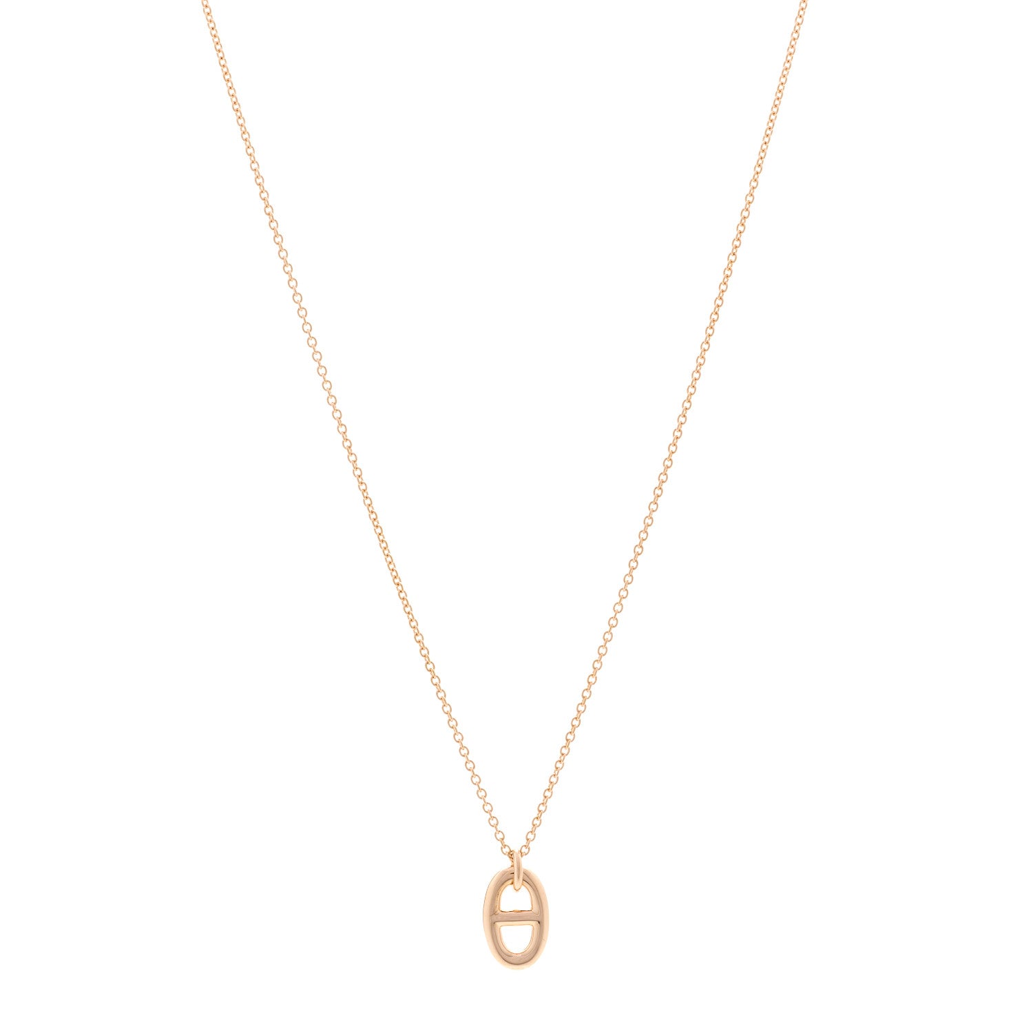 Hermes 18K Rose Gold PM Farandole Pendant Necklace 1 of 5
