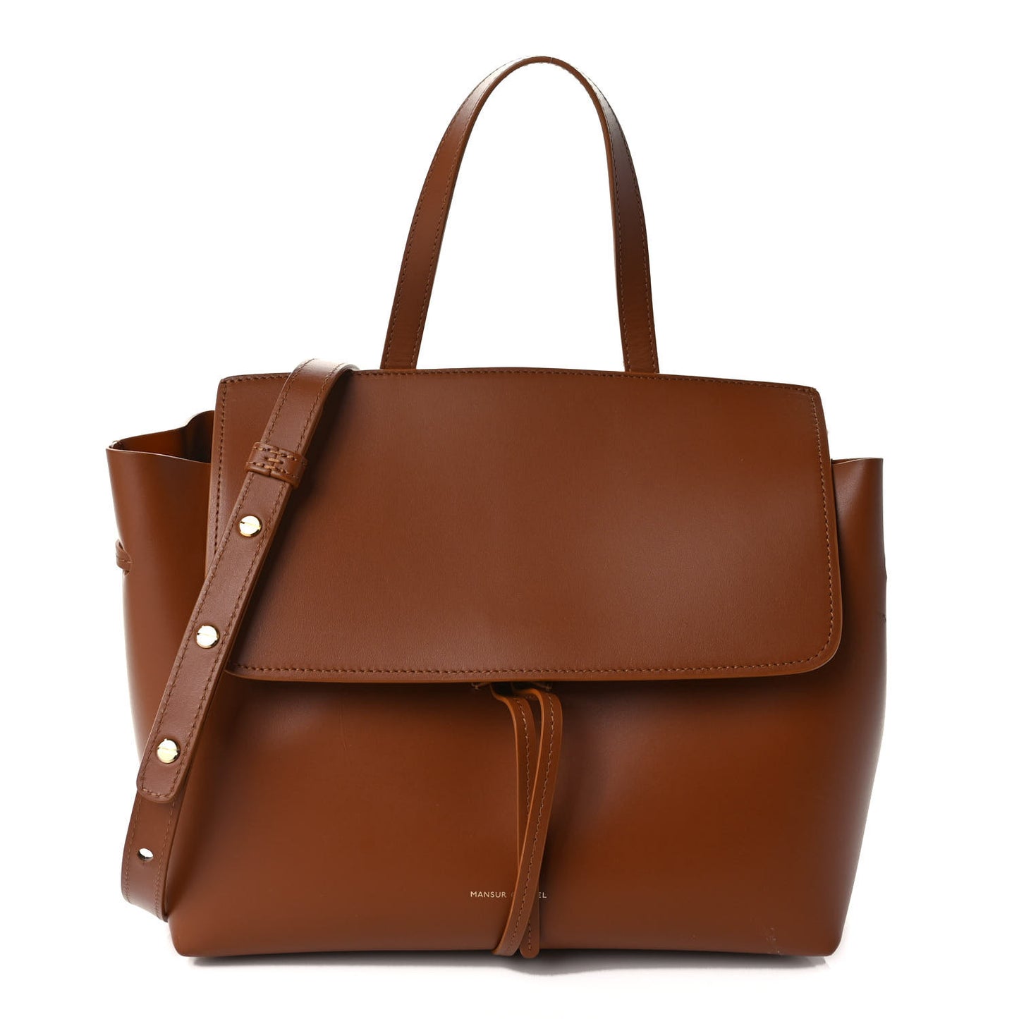 Calfskin Mini Lady Bag Camello Rosa