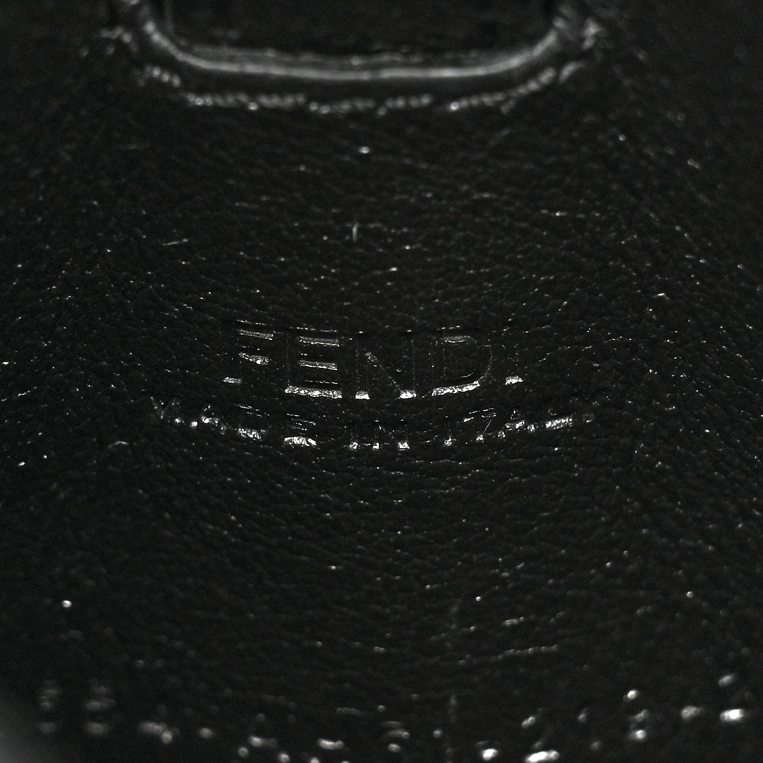 Fendi Vitello Glacier Utility Belt Pouch Black 8 of 8