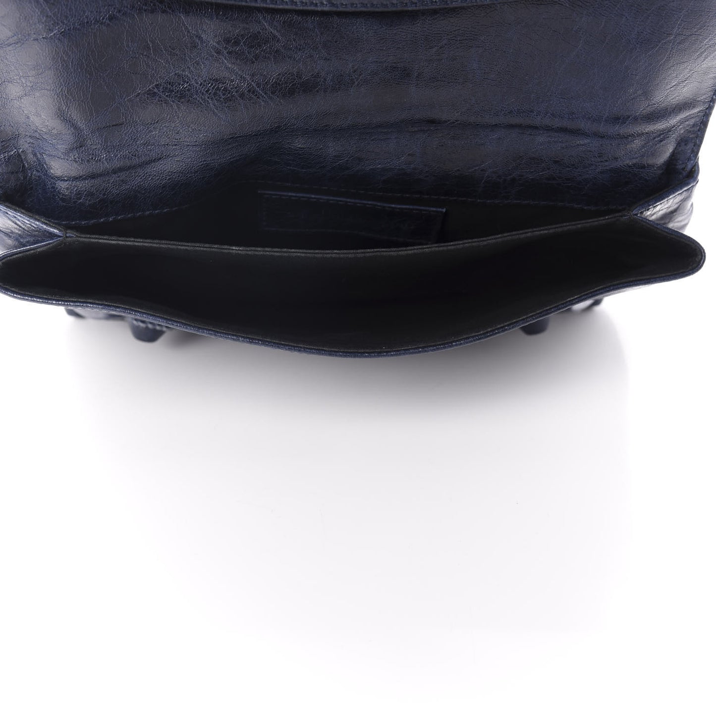 Agneau Giant Brogues Hardware Envelope Clutch Marine