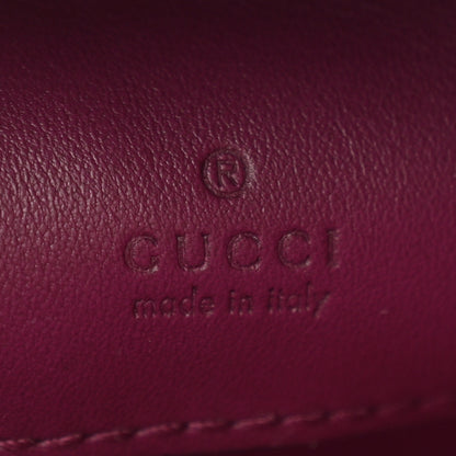 Gucci Velvet Matelasse Mini GG Marmont 2.0 Bucket Bag Fuchsia Violet Cyclamen 6 of 11