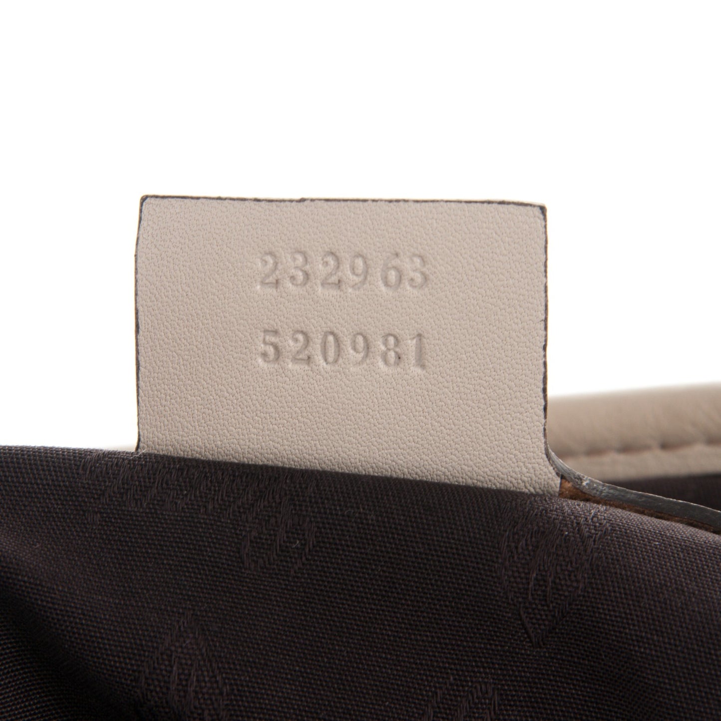 Guccissima Medium Twins Shoulder Bag Off White