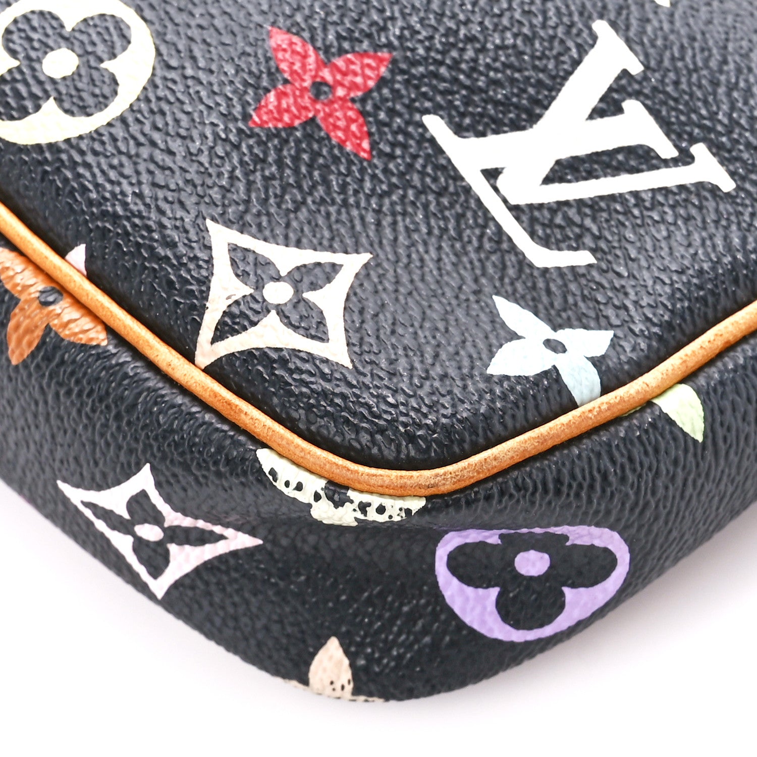 Louis Vuitton Monogram Multicolor Pochette Accessories Black 11 of 11