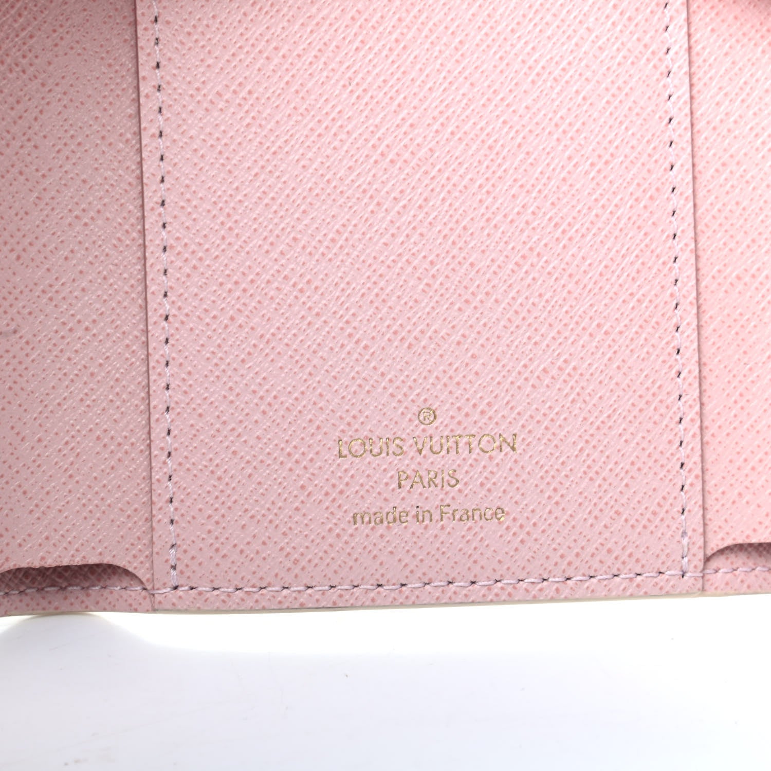 Louis Vuitton Damier Azur Victorine Wallet Rose Ballerine 6 of 8