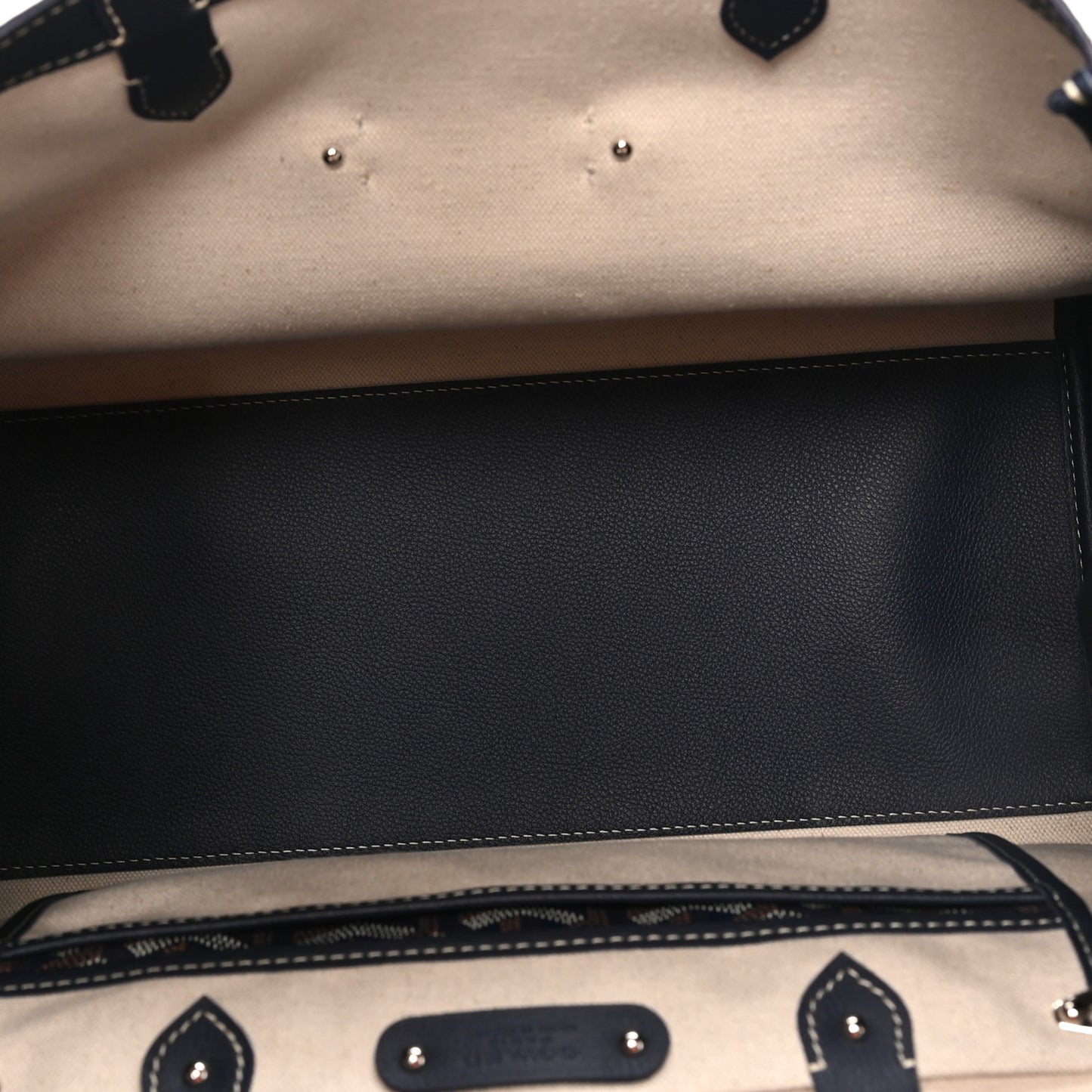 Goyardine Saigon Tote Navy