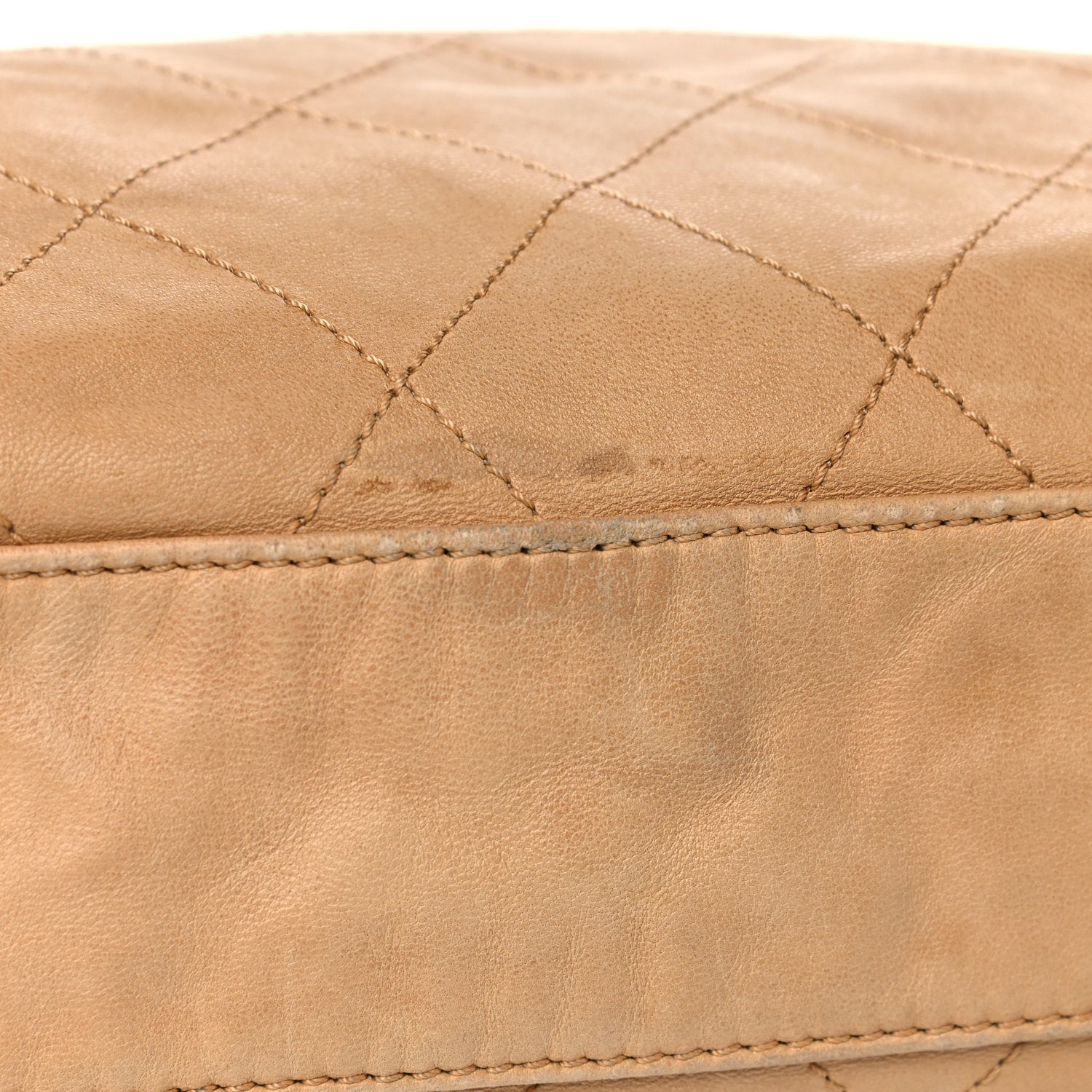 Chanel Lambskin Stitched Medium Ultimate Soft Tote Beige 15 of 19