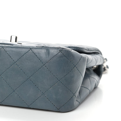Chanel Lambskin Quilted Mini Square Flap Blue 9 of 10