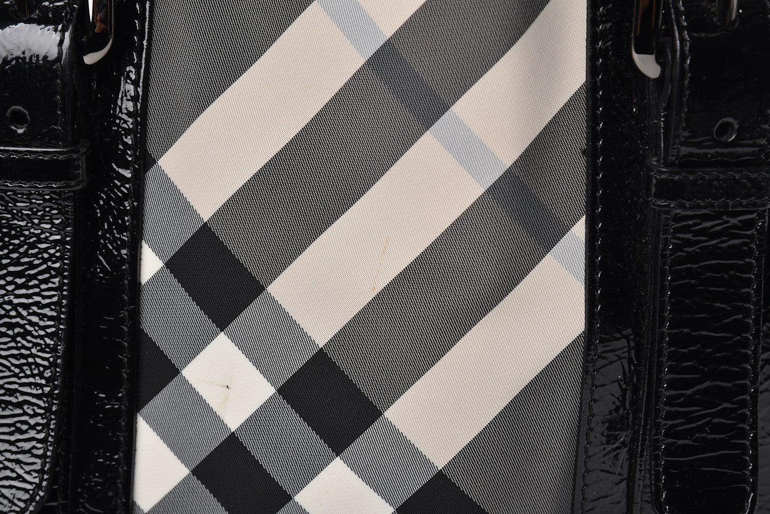 Burberry Nylon Beat Check Victoria Tote Black 14 of 14
