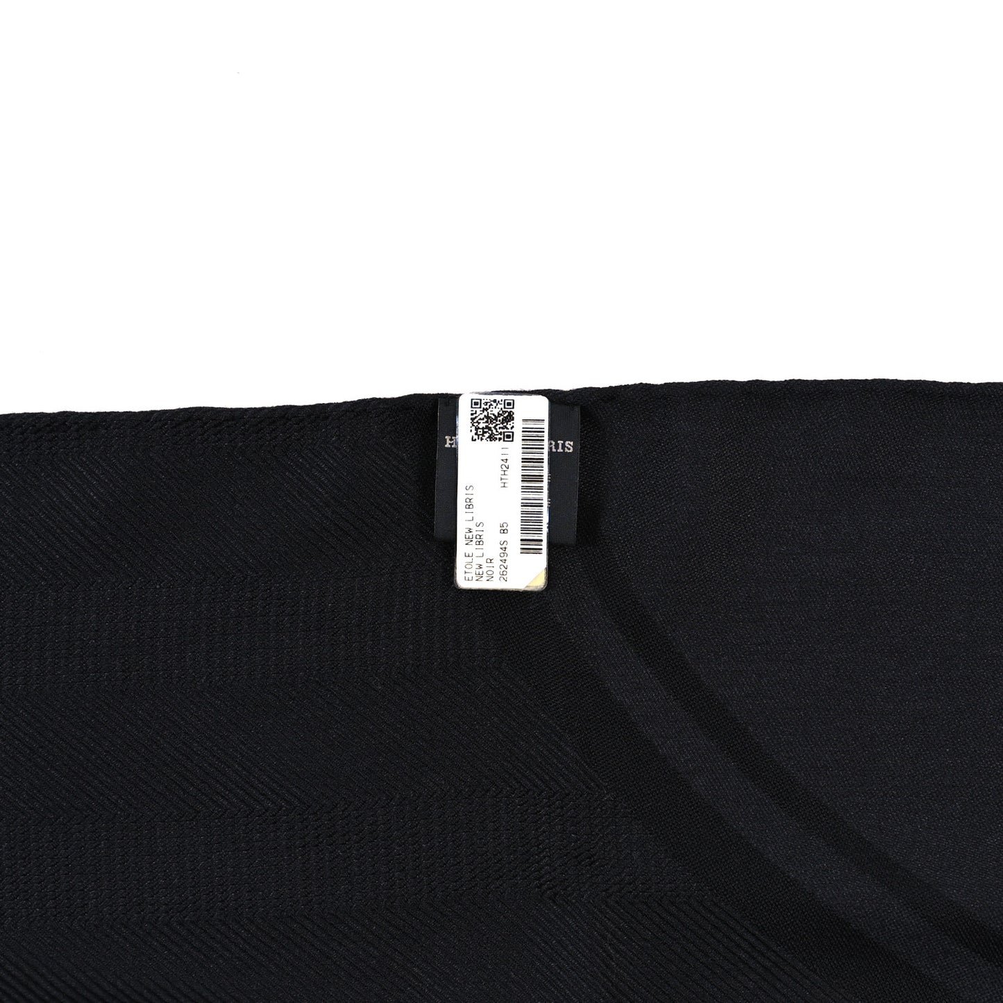 Cashmere Silk New Libris Stole Black