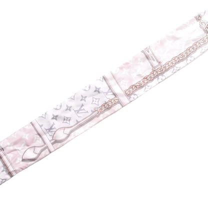 Louis Vuitton Silk Monogram Confidential Bandeau Light Pink 3 of 3