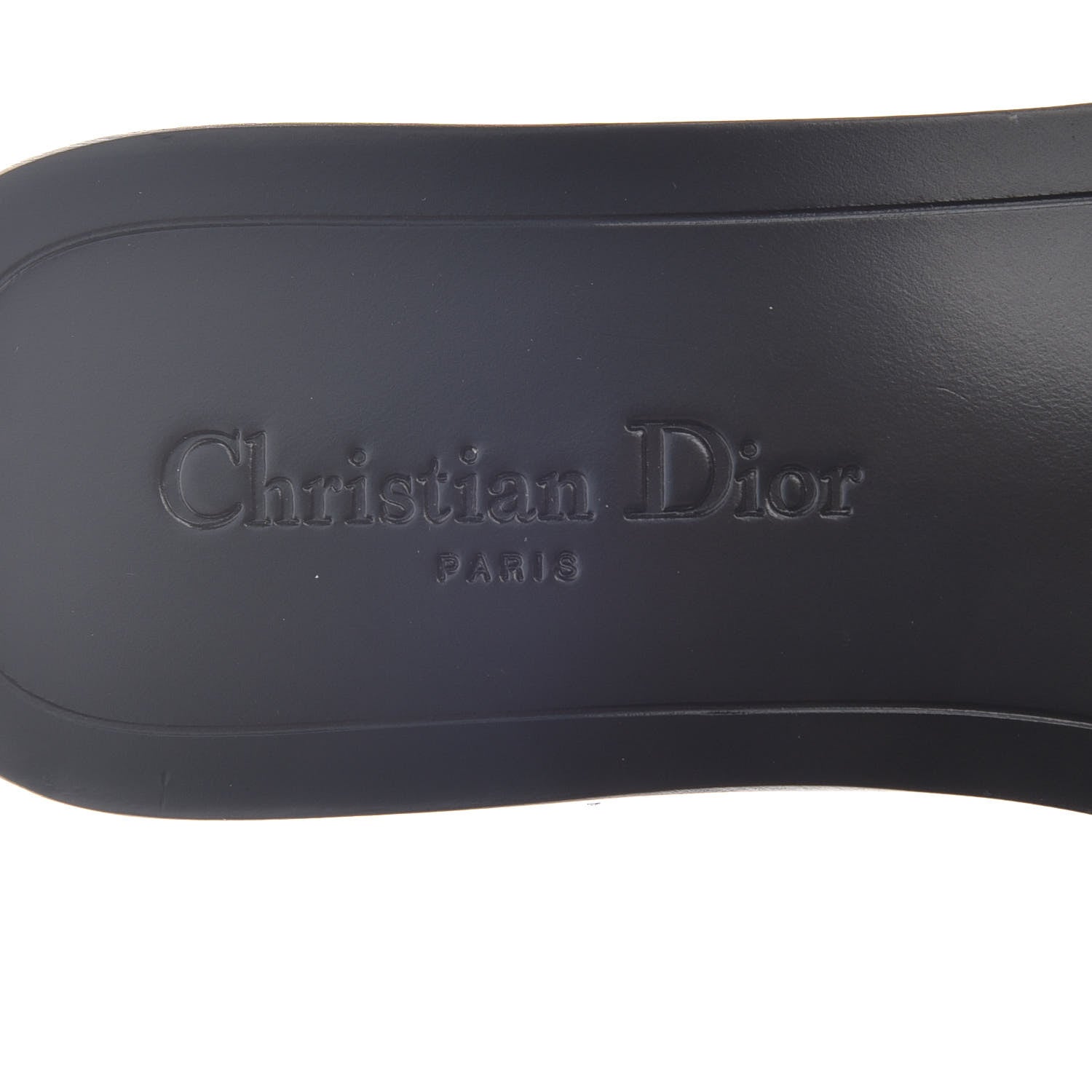 Christian Dior Calfskin Dio(r)evolution 10mm Slide Sandals 39 Black 7 of 9
