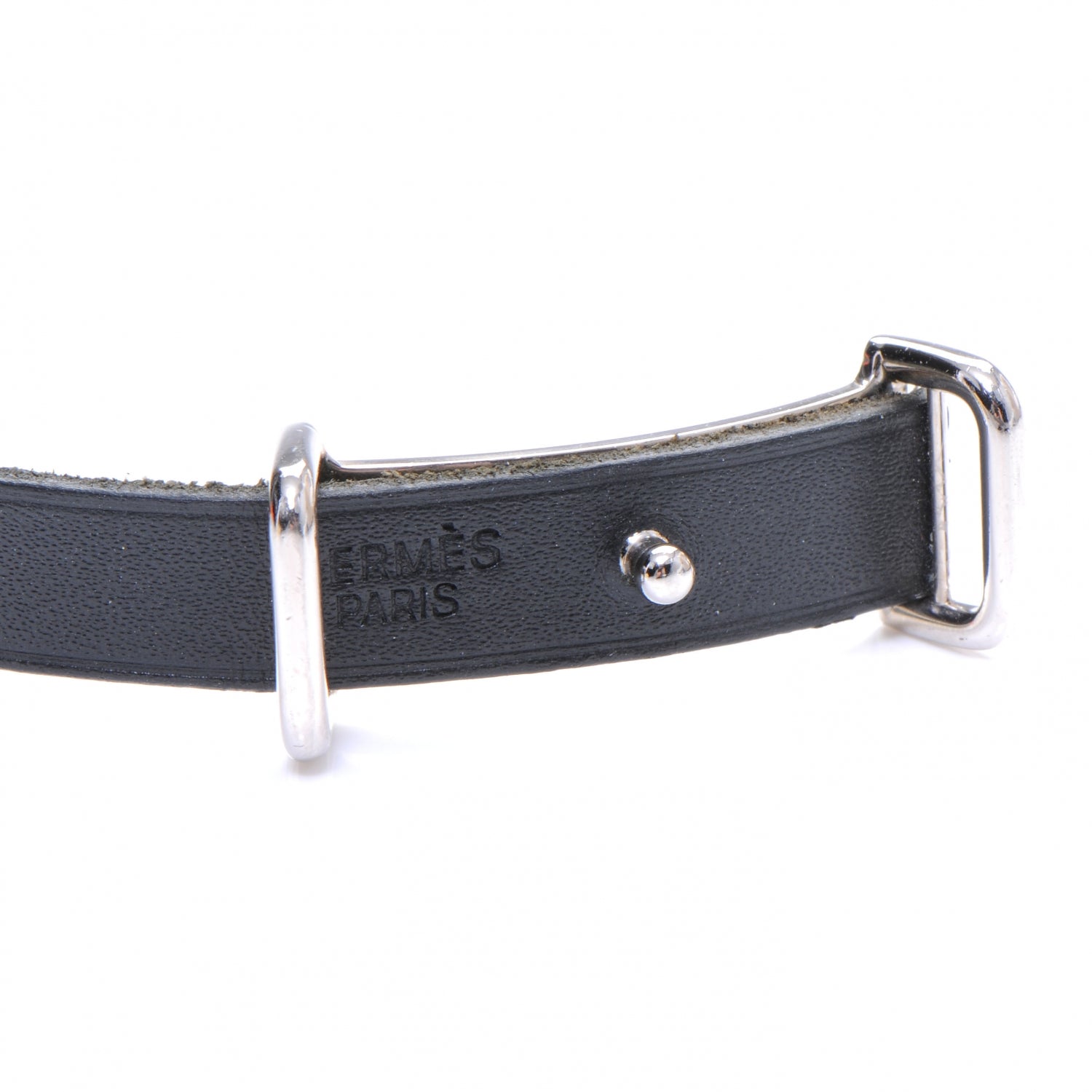 Hermes Chamonix Hapi Triple Tour Wrap Bracelet Black 3 of 4