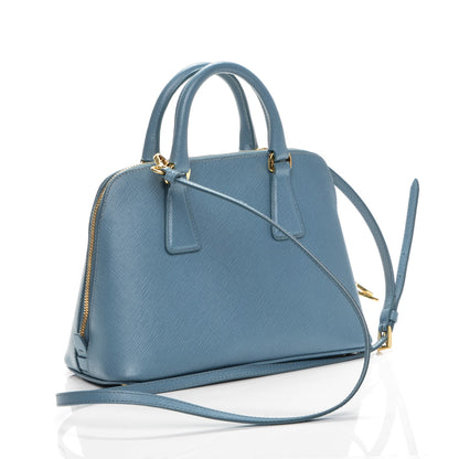Prada Saffiano Lux Small Promenade Tote Aviazione 3 of 10