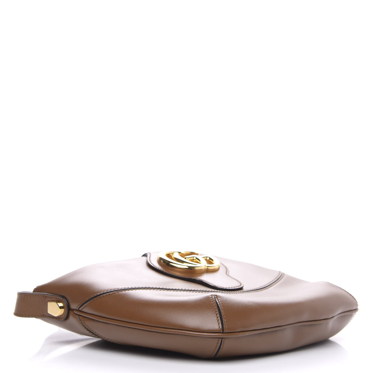 Gucci Boarded Plutone Calfskin Medium Arli Shoulder Bag Nocciola 4 of 12