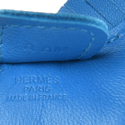 Hermes Milo Lambskin Grigri Rodeo Horse Bag Charm PM Bleu Zanzibar 3 of 4