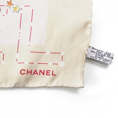 Chanel Silk Space Stars Astronaut Scarf 3 of 4
