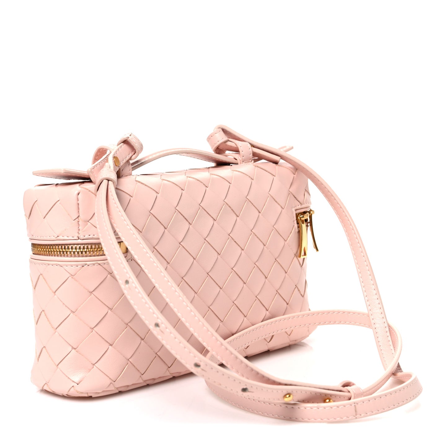 Calfskin Intrecciato Bang Bang Vanity Case Cameo