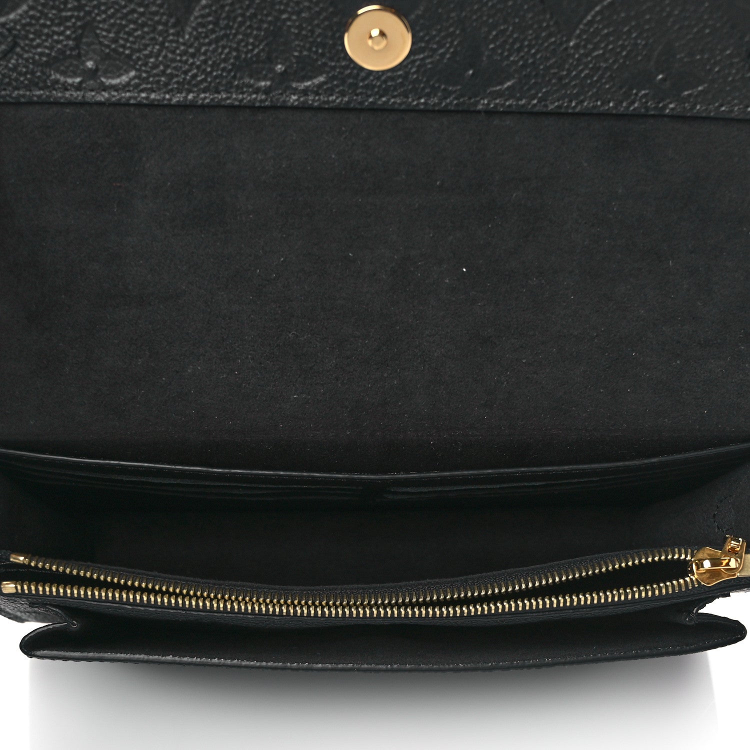 Louis Vuitton Empreinte Vavin Chain Wallet Black 5 of 9