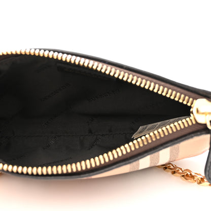 Burberry Haymarket Check Clara Pochette Chocolate 5 of 9