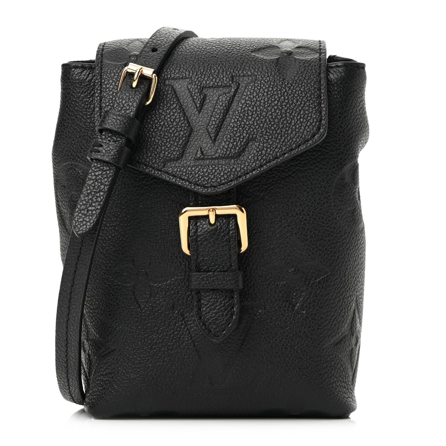 Empreinte Monogram Giant Tiny Backpack Black