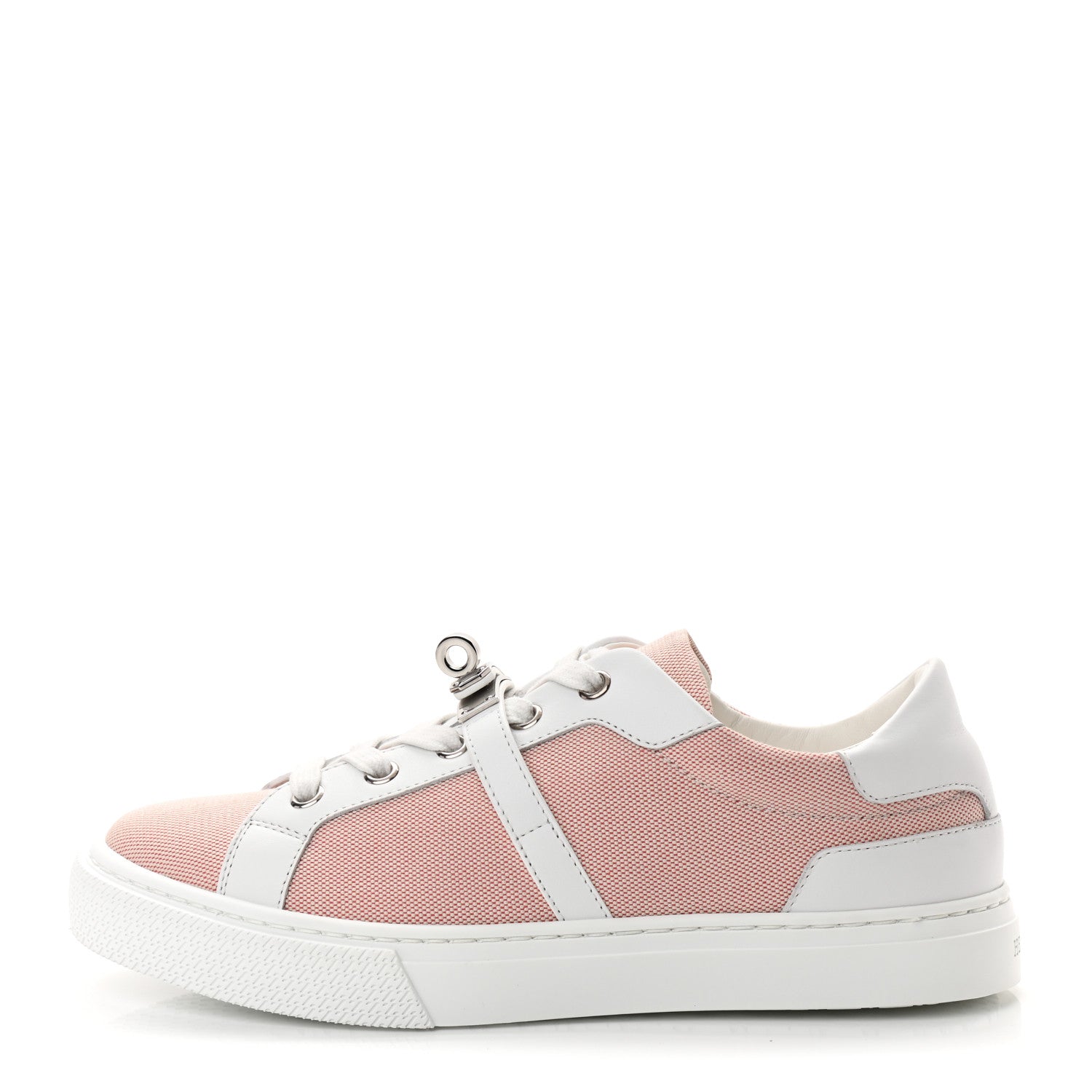 Hermes Calfskin Canvas Day Sneakers 36 Framboise White 1 of 11