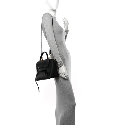 Celine Grained Calfskin Micro Belt Bag Black 2 of 9