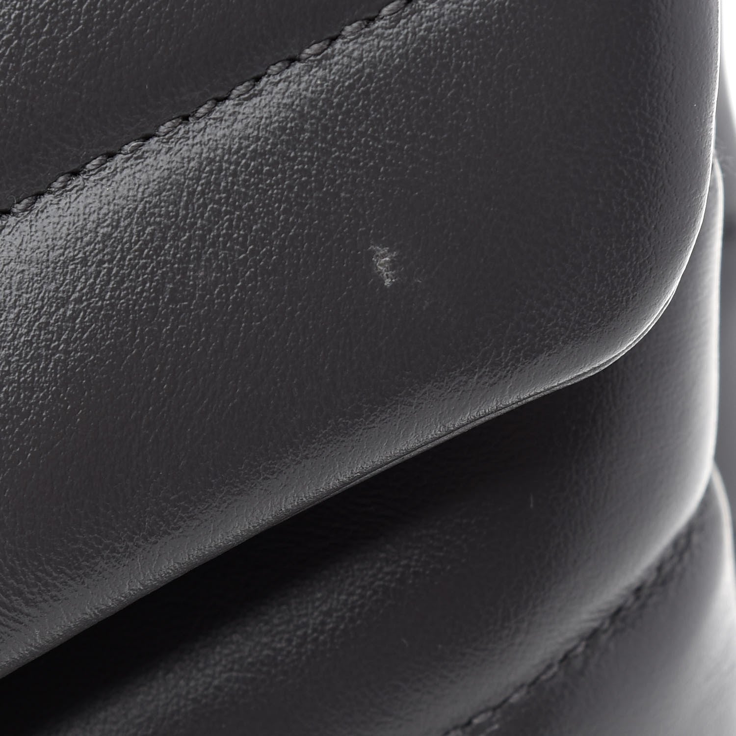 Saint Laurent Calfskin Y Quilted Monogram Medium Loulou Chain Satchel Asphalt 10 of 10