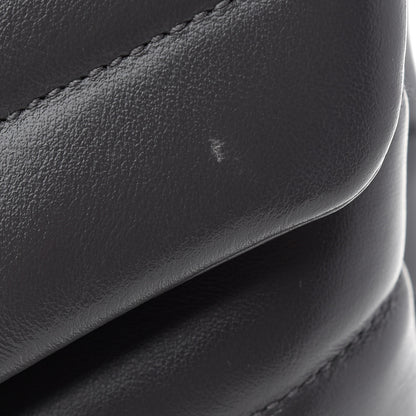 Saint Laurent Calfskin Y Quilted Monogram Medium Loulou Chain Satchel Asphalt 10 of 10
