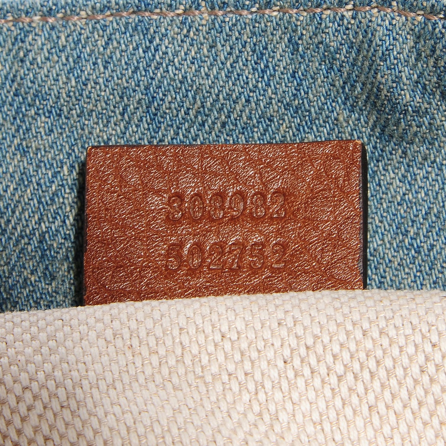 Denim Medium Soho Chain Shoulder Bag Blue