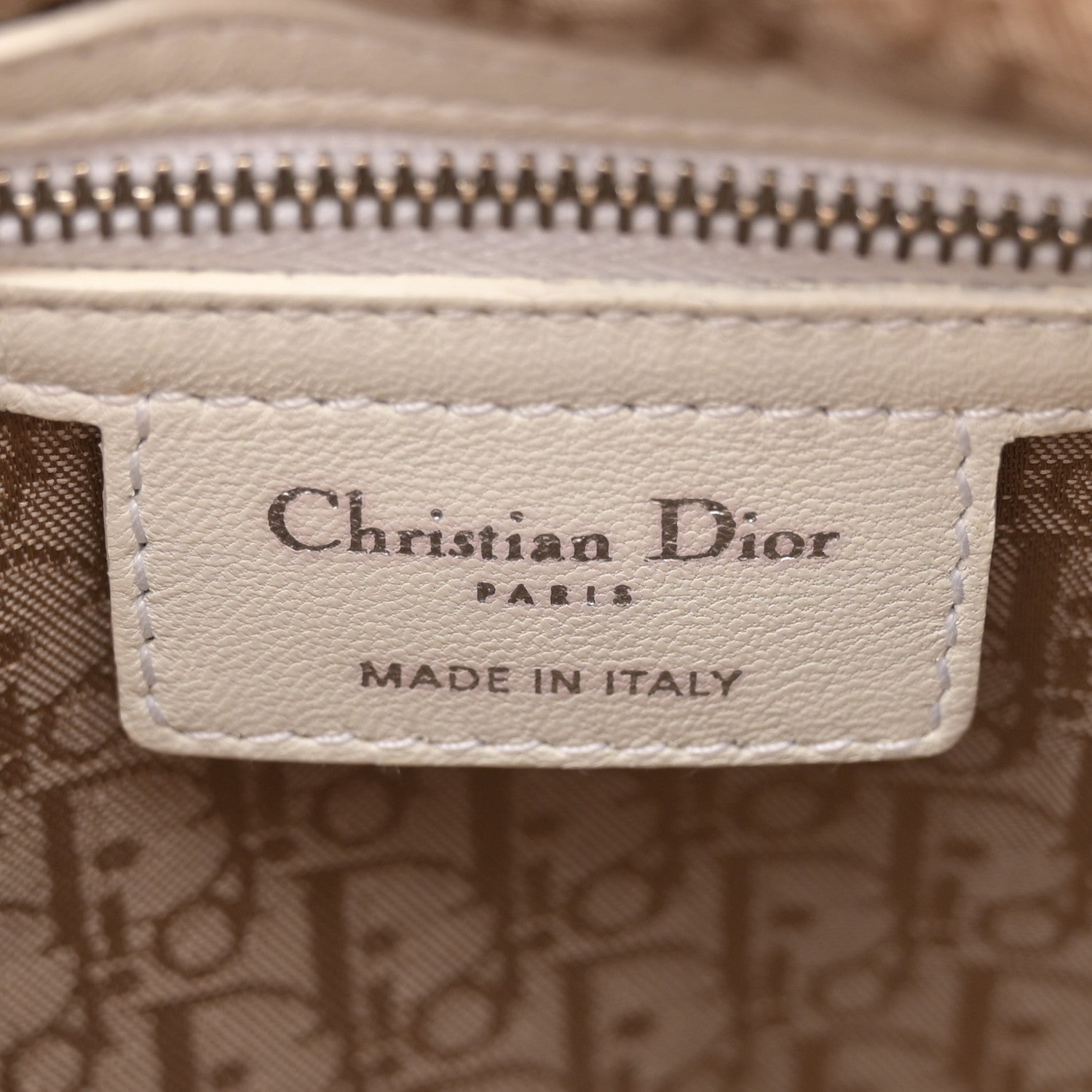 Christian Dior Lambskin Cannage Medium Lady Dior White 6 of 12