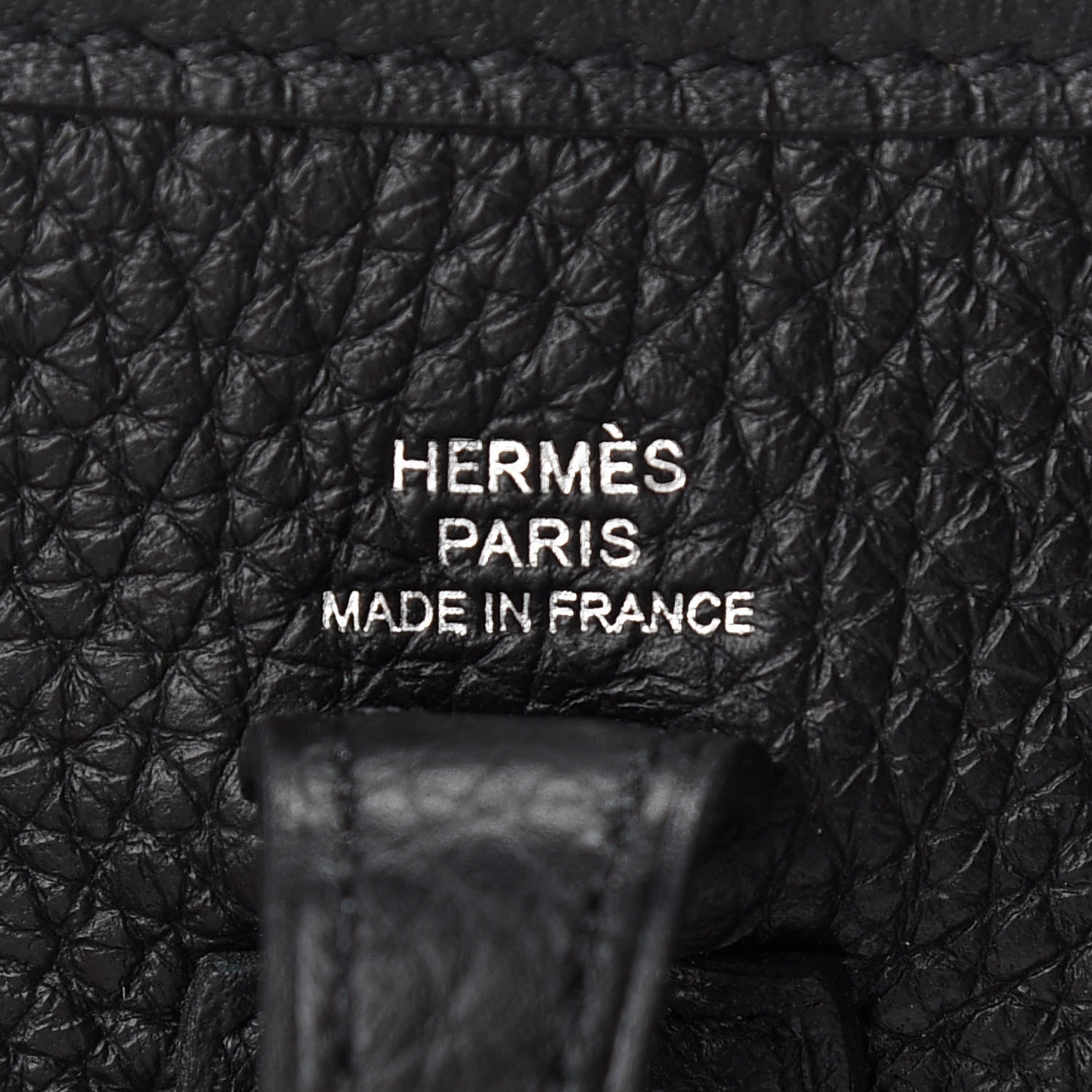 Hermes Taurillon Clemence Evelyne TPM Black 6 of 9