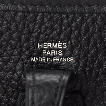 Hermes Taurillon Clemence Evelyne TPM Black 6 of 9