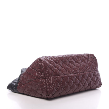 Chanel Nylon Quilted Medium Coco Cocoon Reversible Tote Black 7 of 19