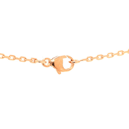Hermes Lacquered Rose Gold Mini Pop H Pendant Necklace Black 4 of 6