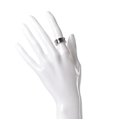 Bulgari 18K White Gold B.Zero1 Three-Band Ring 49 4.75 2 of 6