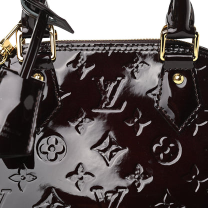 Louis Vuitton Vernis Alma BB Amarante 8 of 10