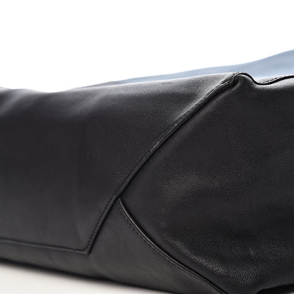 Celine Lambskin Vertical Bi-Cabas Petrol Black 17 of 18