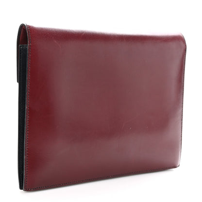 Hermes Box Faco Clutch Rouge H Vert Fonce Black 3 of 11